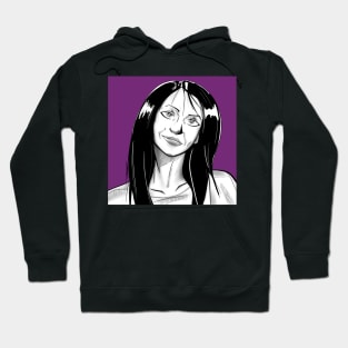 beautiful girl in ecopop self portrait art Hoodie